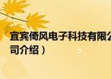 宜宾倚风电子科技有限公司（关于宜宾倚风电子科技有限公司介绍）