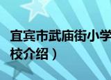 宜宾市武庙街小学校（关于宜宾市武庙街小学校介绍）