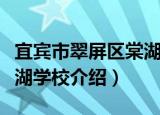 宜宾市翠屏区棠湖学校（关于宜宾市翠屏区棠湖学校介绍）