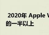  2020年 Apple Watch占全球智能手表销量的一半以上