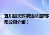 宜川县天韵清洁能源有限公司（关于宜川县天韵清洁能源有限公司介绍）