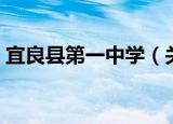 宜良县第一中学（关于宜良县第一中学介绍）