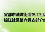 宜都市陆城街道锦江社区第六党支部（关于宜都市陆城街道锦江社区第六党支部介绍）
