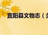 宜阳县文物志（关于宜阳县文物志介绍）
