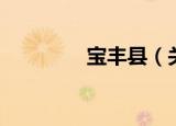 宝丰县（关于宝丰县介绍）