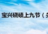 宝兴硗碛上九节（关于宝兴硗碛上九节介绍）