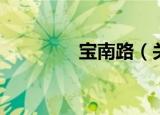 宝南路（关于宝南路介绍）