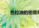 色拉油的密度单位（色拉油的密度）