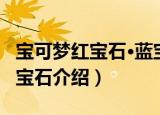 宝可梦红宝石·蓝宝石（关于宝可梦红宝石·蓝宝石介绍）