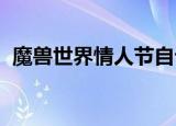 魔兽世界情人节自讨苦吃（wow自讨苦吃）