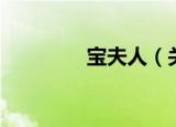 宝夫人（关于宝夫人介绍）