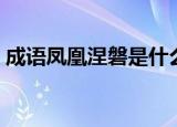 成语凤凰涅磐是什么意思（涅磐是什么意思）