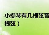 小提琴有几根弦音色有什么特点（小提琴有几根弦）