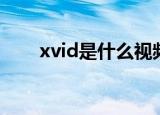 xvid是什么视频格式（xvid是什么）