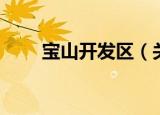 宝山开发区（关于宝山开发区介绍）