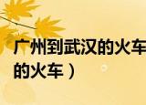 广州到武汉的火车经过哪些城市（广州到武汉的火车）