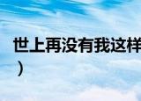 世上再没有我这样的人（世上没有我这样的人）