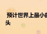  预计世界上最小的8K便携式摄像机可互换镜头