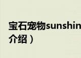 宝石宠物sunshine（关于宝石宠物sunshine介绍）
