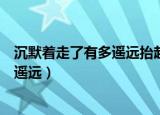 沉默着走了有多遥远抬起头忽然间才发现（沉默着走了有多遥远）