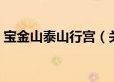 宝金山泰山行宫（关于宝金山泰山行宫介绍）
