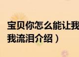 宝贝你怎么能让我流泪（关于宝贝你怎么能让我流泪介绍）