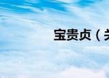 宝贵贞（关于宝贵贞介绍）