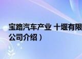 宝路汽车产业 十堰有限公司（关于宝路汽车产业 十堰有限公司介绍）