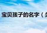 宝贝孩子的名字（关于宝贝孩子的名字介绍）