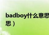 badboy什么意思中文翻译（badboy什么意思）