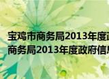 宝鸡市商务局2013年度政府信息公开工作报告（关于宝鸡市商务局2013年度政府信息公开工作报告介绍）