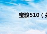 宝骏510（关于宝骏510介绍）