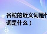 谷粒的近义词是什么 标准答案（鼓励的近义词是什么）
