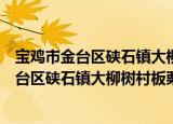 宝鸡市金台区硖石镇大柳树村板栗种植协会（关于宝鸡市金台区硖石镇大柳树村板栗种植协会介绍）