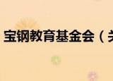 宝钢教育基金会（关于宝钢教育基金会介绍）