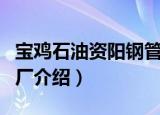 宝鸡石油资阳钢管厂（关于宝鸡石油资阳钢管厂介绍）