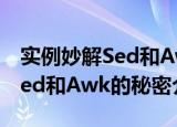 实例妙解Sed和Awk的秘密（关于实例妙解Sed和Awk的秘密介绍）