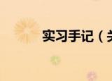 实习手记（关于实习手记介绍）