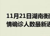11月21日湖南衡阳疫情新增多少例及衡阳疫情确诊人数最新通报