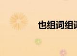 也组词组词语（也组词组）
