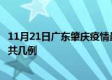 11月21日广东肇庆疫情最新数据消息及肇庆本土疫情最新总共几例
