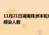 11月21日湖南株洲本轮疫情累计确诊及株洲疫情最新确诊数感染人数
