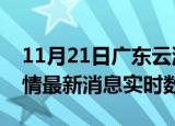 11月21日广东云浮疫情最新通报表及云浮疫情最新消息实时数据