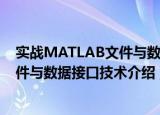 实战MATLAB文件与数据接口技术（关于实战MATLAB文件与数据接口技术介绍）