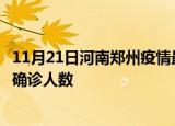 11月21日河南郑州疫情最新公布数据及郑州最新疫情共多少确诊人数