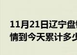 11月21日辽宁盘锦疫情新增病例数及盘锦疫情到今天累计多少例