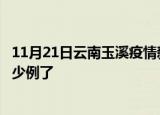 11月21日云南玉溪疫情新增病例详情及玉溪疫情今天确定多少例了