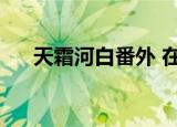 天霜河白番外 在一起（天霜河白番外）