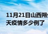 11月21日山西朔州疫情新增病例数及朔州今天疫情多少例了