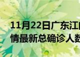 11月22日广东江门疫情最新动态及江门原疫情最新总确诊人数